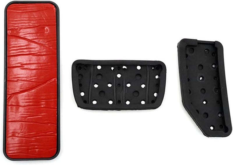 QASULER 3Pcs Car Foot Pedal Covers for Subaru - Image 5