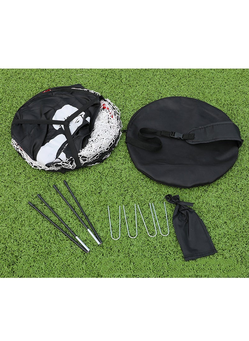 Arabest Portable Soccer Goal, 4'x3' Pop Up Kid Soccer Target Net for Backyard with Accessories Outdoor Toys Training Equipment for Kids  - Image 2
