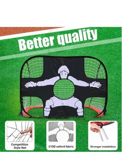 Arabest Portable Soccer Goal, 4'x3' Pop Up Kid Soccer Target Net for Backyard with Accessories Outdoor Toys Training Equipment for Kids  - Image 4
