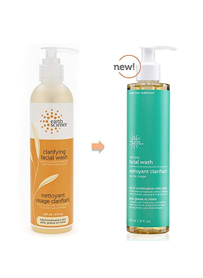 EARTH SCIENCE Gentle Clarifying Facial Wash For Oily Combination Skin Types 6pk 8 fl oz - Image 4