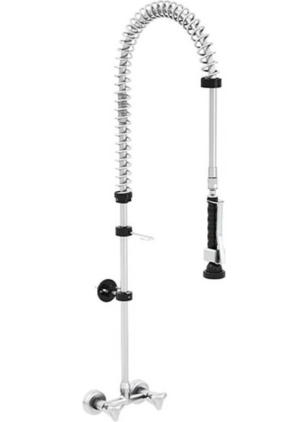Eurofaz Cancan MT03 Deluxe Wall Mounted Kitchen Faucet Front Wash Shower CAN-0512-MT03  - Image 1