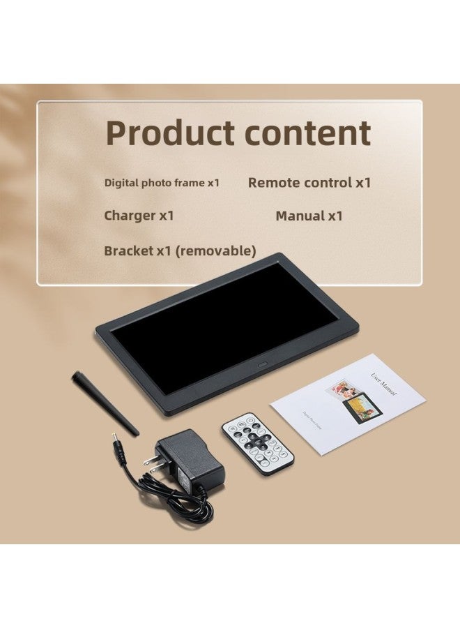 Horizontal And Vertical Display 8/10 Inch Ips Screen Digital Photo Frame Ultra Clear 1080p Picture Video Player Electronic Album-Color:10-inch IPS Screen-White-1080p Playback-can Be Placed Horizontally And Vertically - Image 4