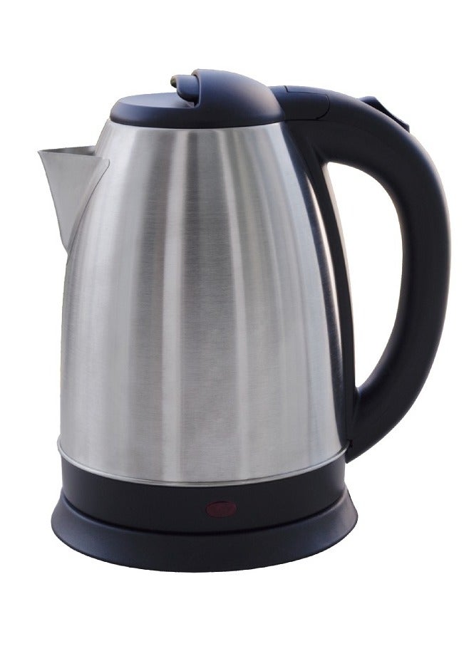 Stainless Steel Electric Kettle 2L  Fast Boil Hot Water , Milk & Tea Boiler with LED Indicator, Auto Shut-Off & Boil-Dry Protection, Stainless Steel Inner Cover & Filter, 1500W Power  Home & Office Use - Image 1