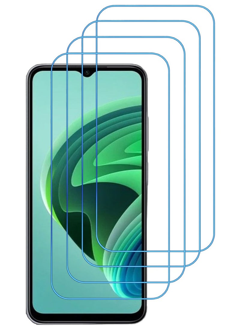 ACLIX 4 Pieces Antistatic ESD Dustproof Premium Quality High Definition Clear Tempered Glass Screen Protector Designed For Xiaomi Redmi Note 11E - Image 1
