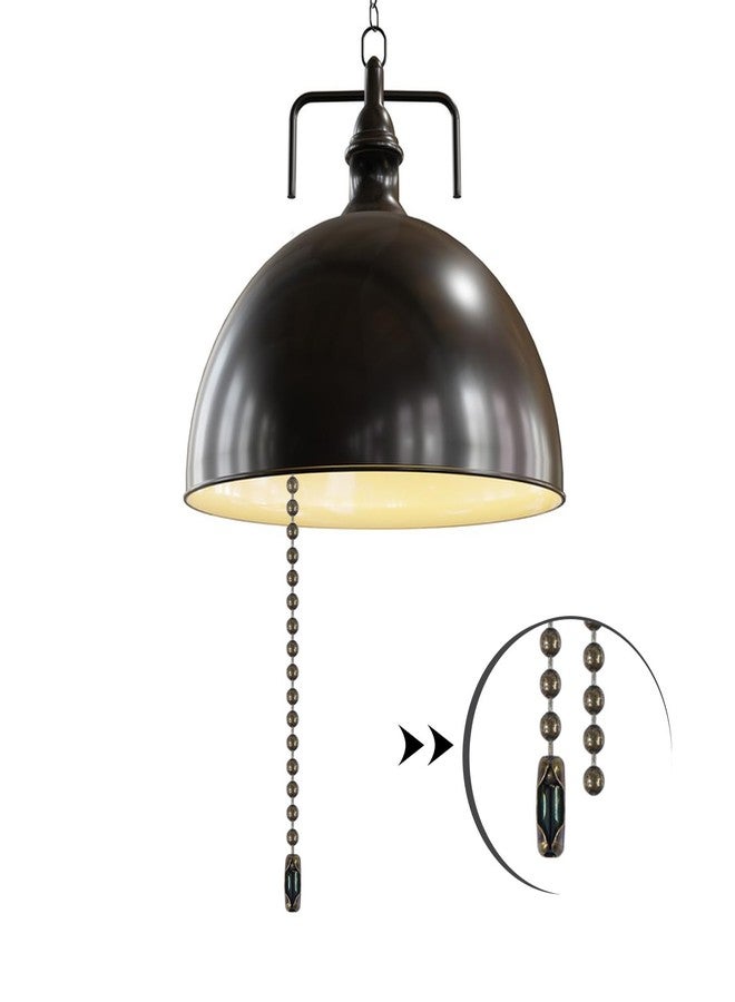 Dotlite Bronze Ceiling Fan Pull Chain, 120" Extra Long Rust Proof 3mm Beaded Ball Light Pulls Extension Chains with 10 Connectors - Image 5