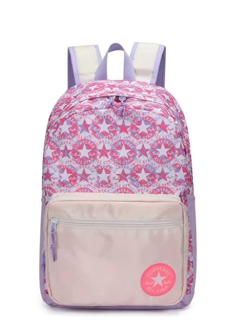 كونفرس حقيبة مدرسية كلاسيكية GO 2، حقيبة مدرسية بخياطة ملونة، حقيبة مدرسية مخصصة لبداية المدرسة - Image 1