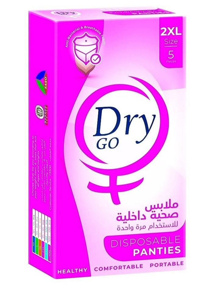 Dry - Go 2XL Disposable Panties, used once (not a pad) 10 Pieces. - Image 1