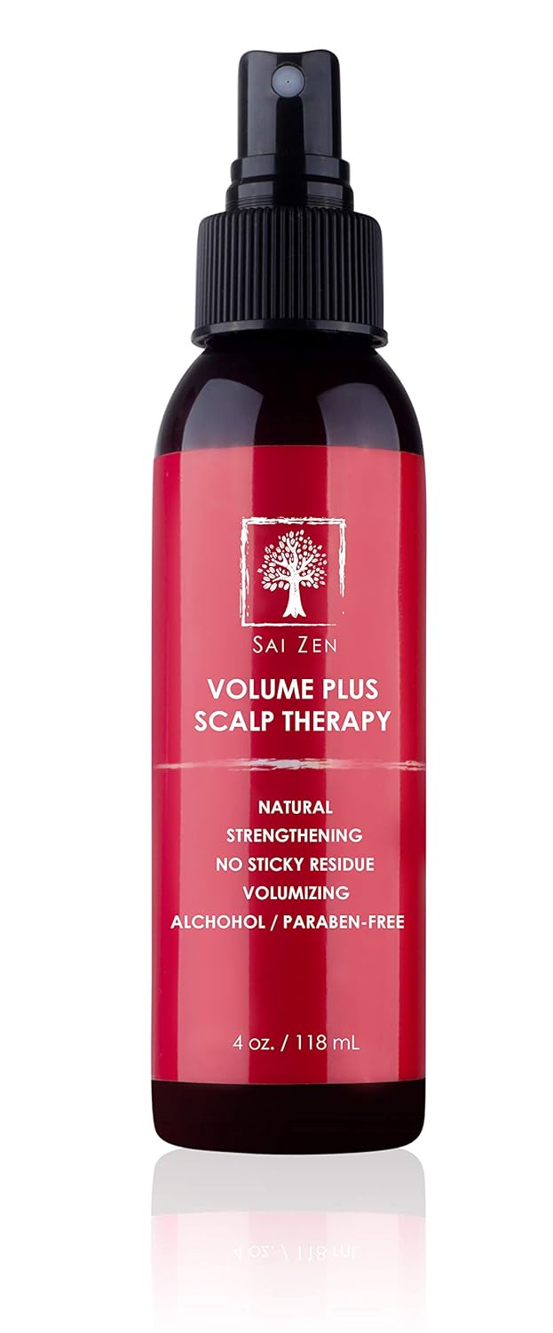 Volume Plus Scalp Therapy Spray  PostShower Hair Strengthening Formula  Made in USA Alcohol and Paraben Free 4 oz