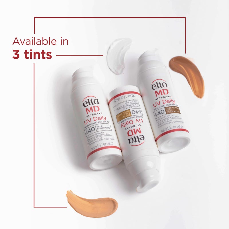 EltaMD UV Daily SPF 40 Face Sunscreen Moisturizer with Zinc Oxide, Daily Face Moisturizer with SPF, Sunscreen, For Dry Skin 1.7 oz Pump - Image 5