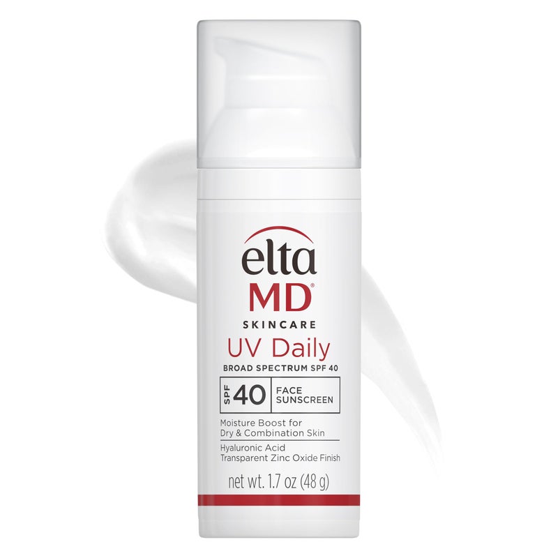 EltaMD UV Daily SPF 40 Face Sunscreen Moisturizer with Zinc Oxide, Daily Face Moisturizer with SPF, Sunscreen, For Dry Skin 1.7 oz Pump - Image 1