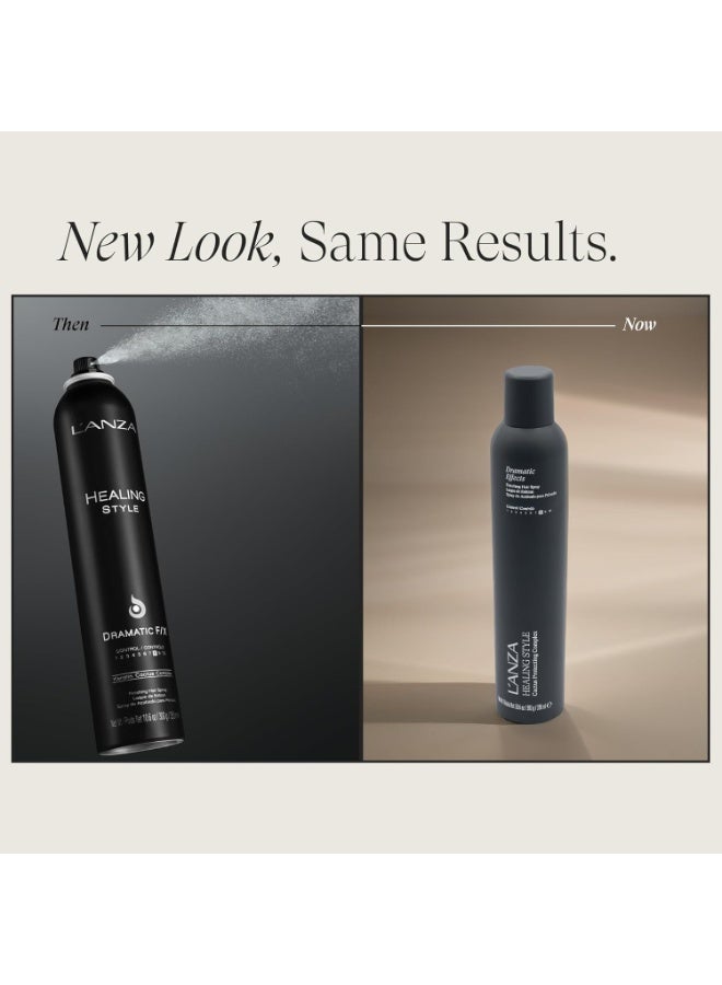 L'ANZA Healing Style Dramatic F/X Hair Spray, Hair Styling Spray With Strong Hold Effect, Anti Frizz & Heat Protection, Boosts Volume For Natural Long Lasting Volumizing Effects, New Bottle (10.6 Oz) - Image 2