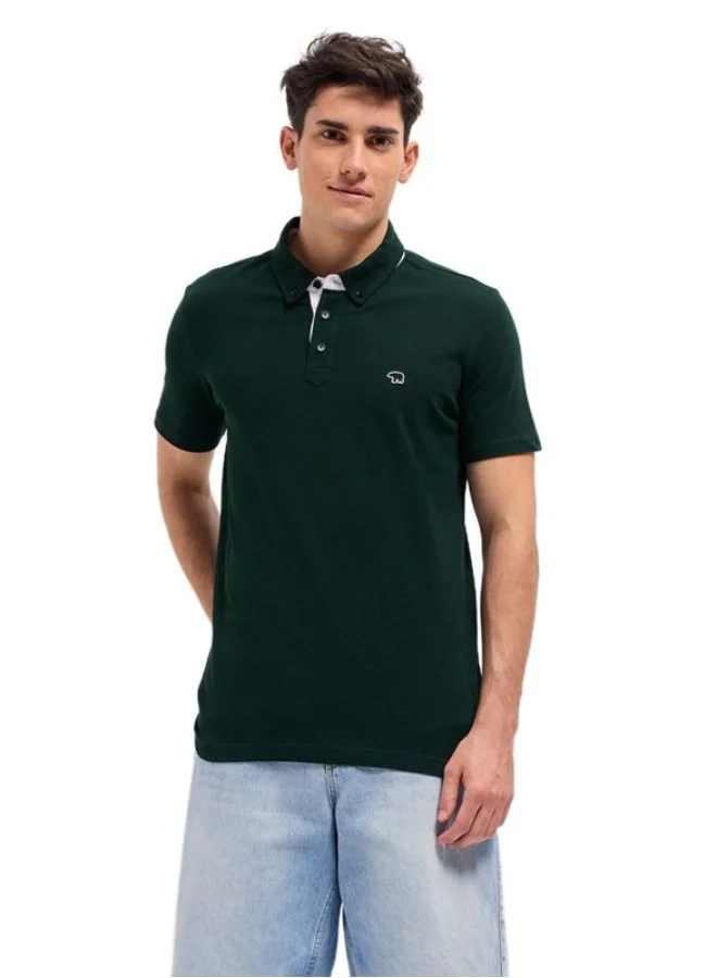 THE BEAR HOUSE Men's Polo Shirt for Casual & Semi-Formal Wear | Classic Collar Neck T-Shirt | Comfortable, Stylish & Versatile for Office, Travel, Outings & Everyday Use