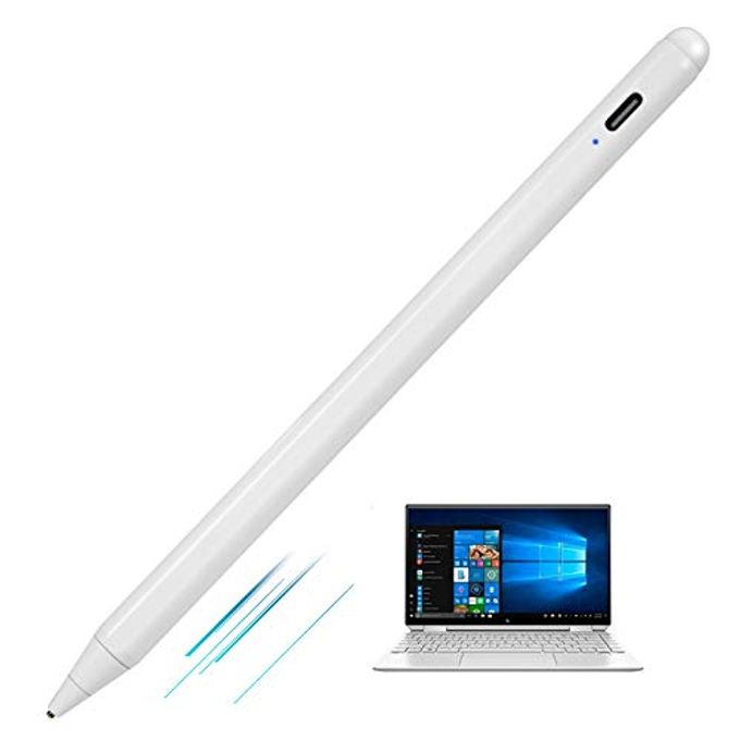 Edivia Stylus Pen For Hp Envy X360 Convertible 2-In-1 Laptop (15.6") Pencil,Active Digital Touch-Control And Type-C Rechargeable Pen For Hp Envy X360 15.6",High Precision Fine Tip,Good At Drawing,White - Image 4