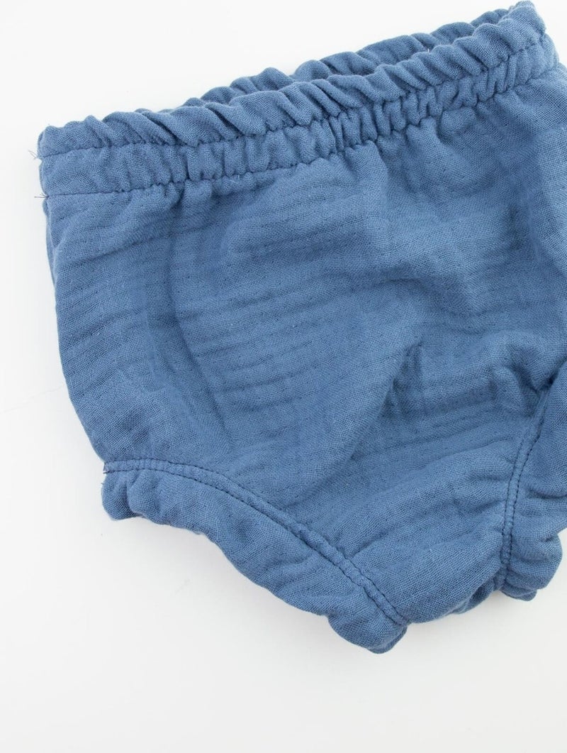 Bondilolly 100% Cotton Muslin Baby Panties Shorts - Image 2