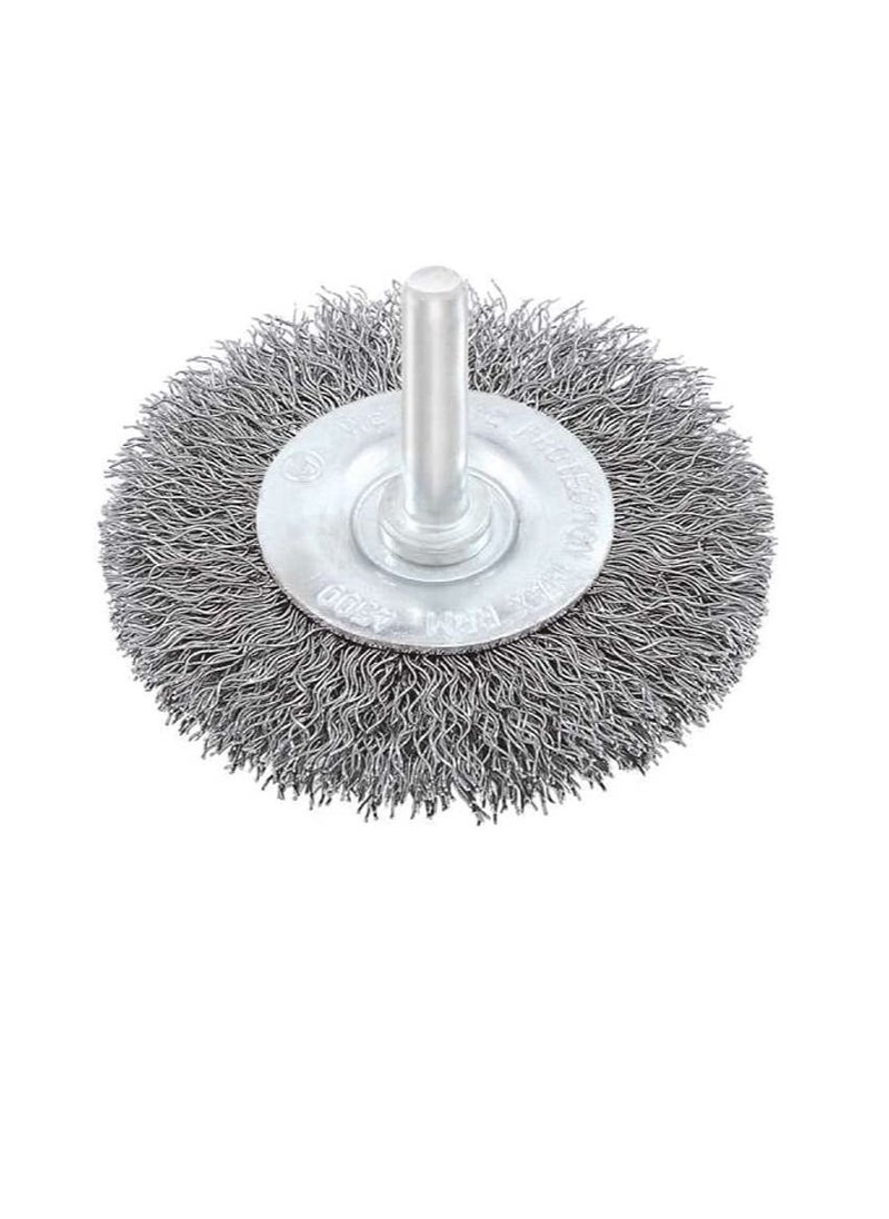 Beorol Beorol Steel Wire Circular Brush for Drill (75mm, CCK75B)  - Image 1