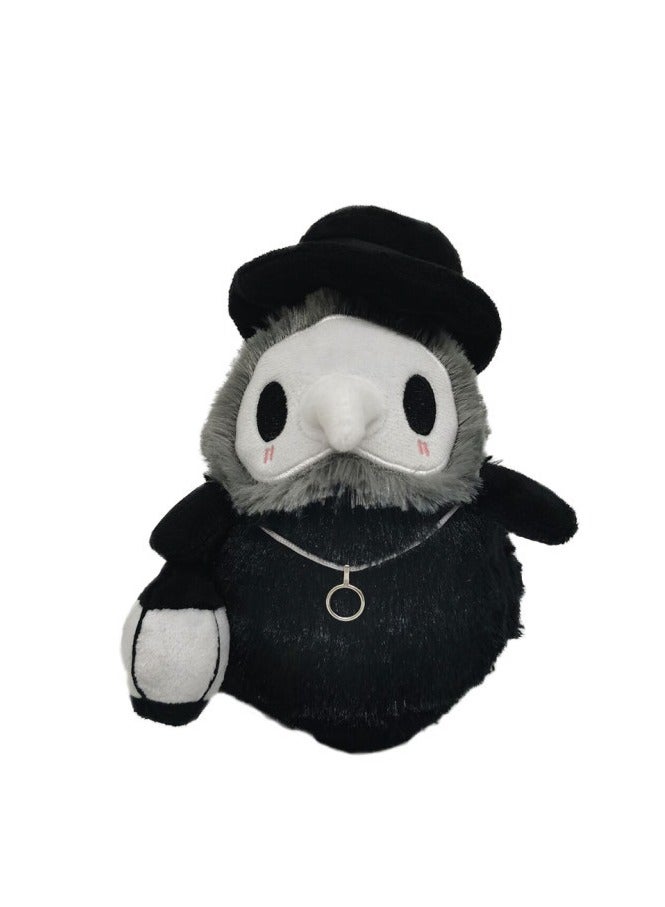 Doll Plague Doctor Plush Toys Cartoon Sewing Plush Animals Glow-In-The-Dark Dolls Bird Beak Doctor Plush Dolls 20cm Plushies Toys - Image 1