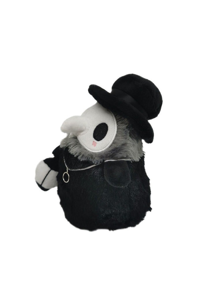 Doll Plague Doctor Plush Toys Cartoon Sewing Plush Animals Glow-In-The-Dark Dolls Bird Beak Doctor Plush Dolls 20cm Plushies Toys - Image 2