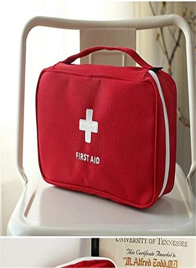 Goolsky First Aid Kit Bag Empty for Home Outdoor Travel Camping Hiking, Mini Empty Medical Storage Bag Portable Pouch (Red) - Image 4