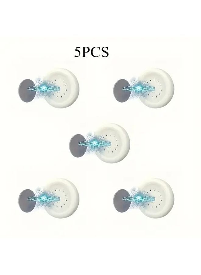 Strong Magnetic Punch Free 5 Pack Wall Mounted Remote Control Holder No Drill Installation Space Saving - Image 1