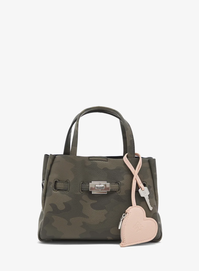 DKNY Bryar Small Satchel With Heart Dangle