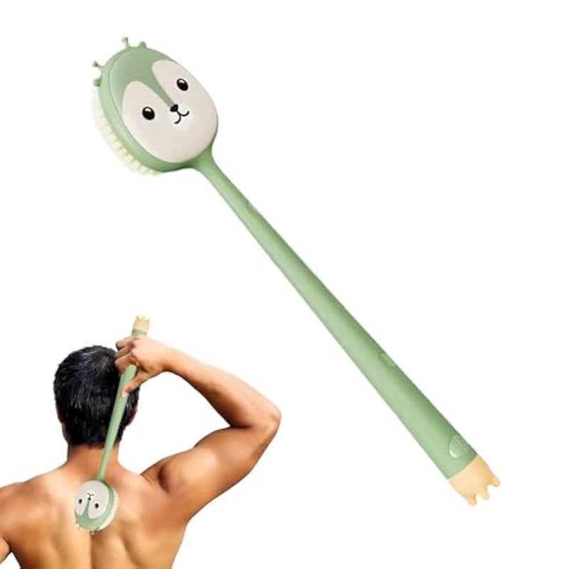 GENTLE BACK EXFOLIATOR - Pamper yourself with our Gentle Back Scrub, which features a long handle for easy application and soft bristles to give a gentle touch to your skin in the shower. (1 brush) - Image 5