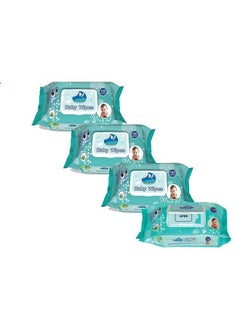 GLIDER Baby Wipes With Lid Fliptop(100 Wipes Pack) (Pack Of 4 (400 Wipes))  - Image 2