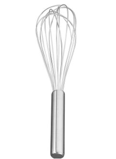 Metaltex 25 cm Stainless Steel Heavy Duty 8 Wire Whisk Egg Frother, Milk Beater Kitchen Utensil for Blending Whisking Beating Mixing Whipping and  Stirring  - Image 3