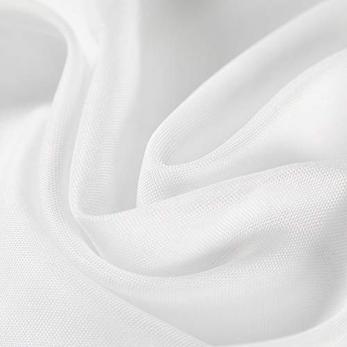 Cupuamon Cloth Napkins 17x17 inch Washable Polyester Dinner Napkins Soft Table Napkins for Wedding Party Dining Banquet(White,12PCS) - Image 2