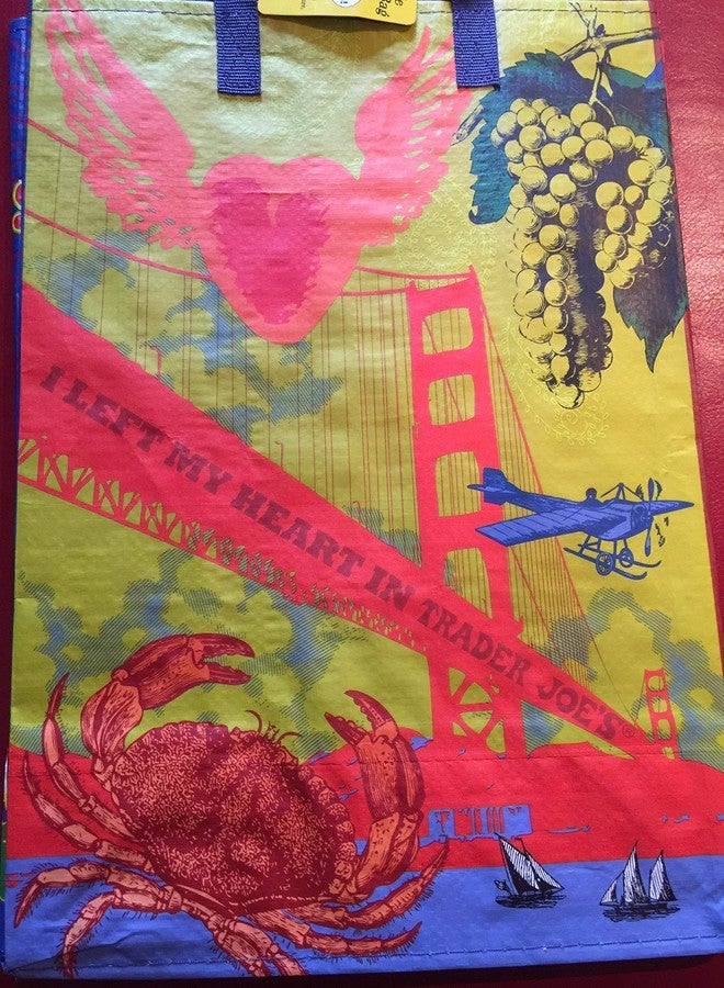 TJ's NO CAL San Francisco - Napa Valley - 1967 Theme Trader Joe's Shopping Reusable Bag - Image 2
