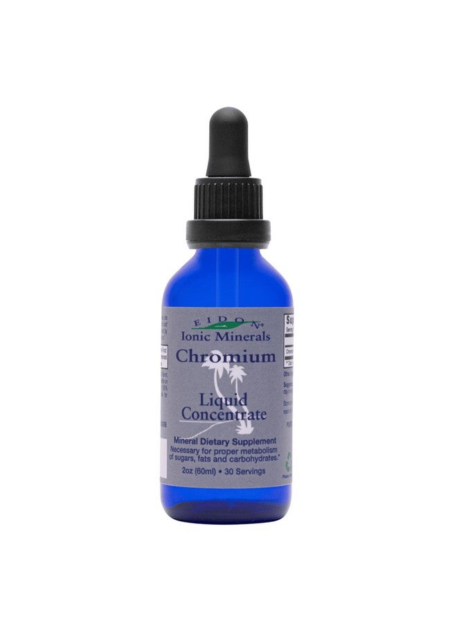 Eidon Ionic Minerals Liquid Chromium Concentrate - Ionic Chromium Supplement Drops, Supports Stable Energy Levels, All-Natural, No Sugar Added, No Preservatives or Additives - 2 oz - Image 1