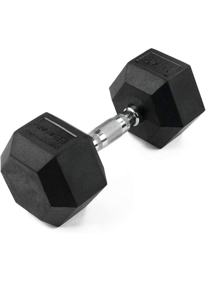 دامبل سداسي مطاطي مستورد –15 كجم - Image 1