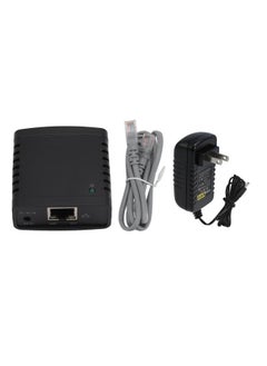 USB Print Server 100Mbps High Speed Wireless Print Server USB to RJ45 Interface Print Share Server Adapter for Office US Plug 100‑240V