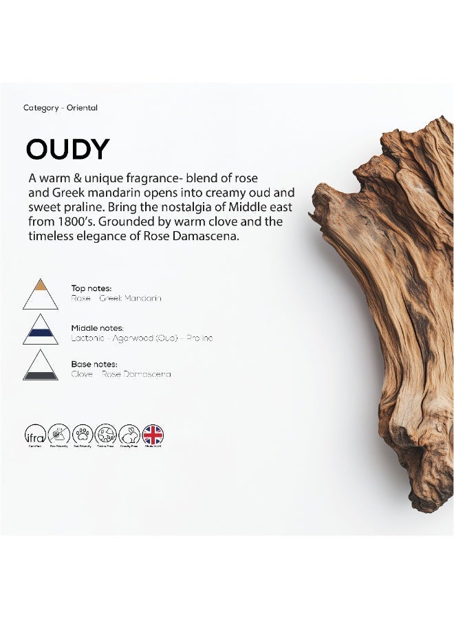Dr Scent Breeze of Joy Diffuser Aroma Oudy, With Intense Notes Rich Agarwood, Sweet Hearty Notes Praline, Finishing with Strong Woody Hints Clove (500ml) - Image 2