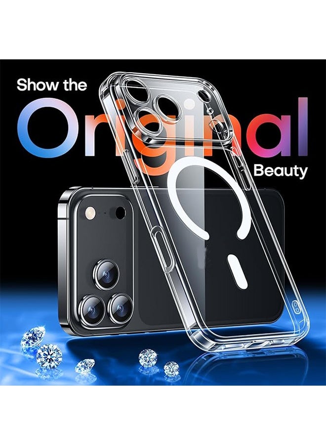 YJ iPhone 17 Pro Max Case Magsafe Strong Magnet Upgraded Shutter Button Delay Yellowing 17 Pro Max Case Military-Grade Protection Wear-resistant iPhone 17 Pro Max Cover Compatible with Magsafe Accessory - Image 2