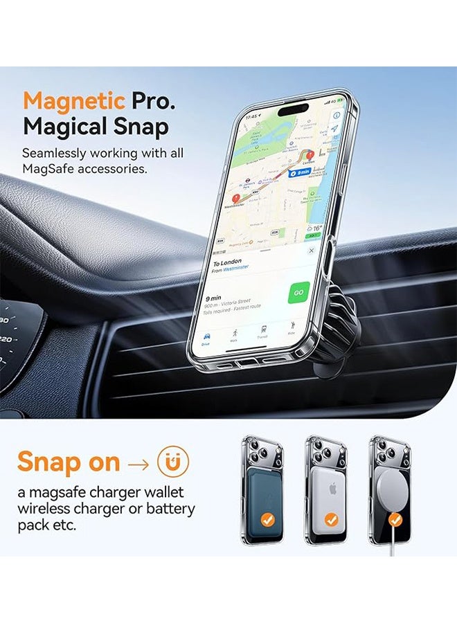 YJ iPhone 17 Pro Max Case Magsafe Strong Magnet Upgraded Shutter Button Delay Yellowing 17 Pro Max Case Military-Grade Protection Wear-resistant iPhone 17 Pro Max Cover Compatible with Magsafe Accessory - Image 4