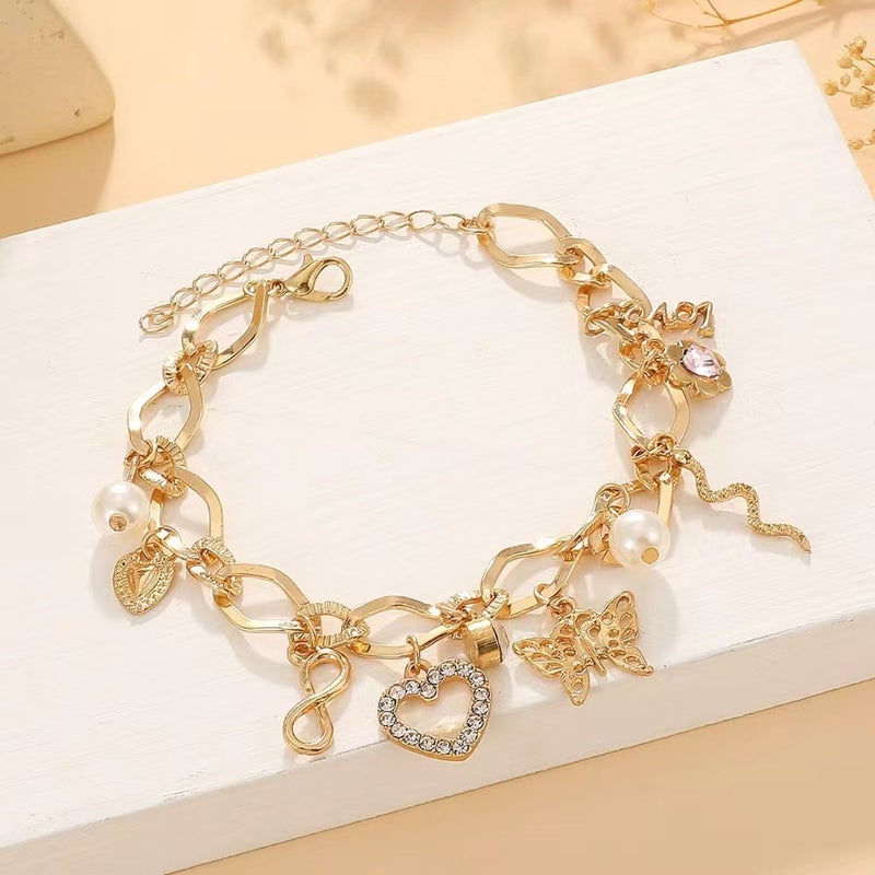 ofeankri Trendy Alloy Bracelet for Women - Unique Geometric & Animal Designs, Perfect for Travel Souvenirs - Image 1