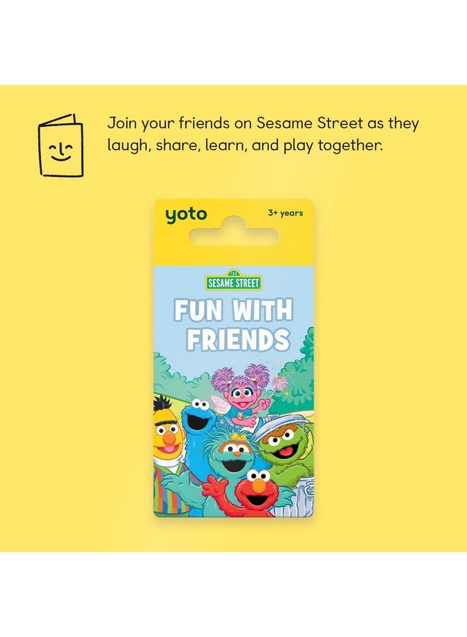 YOTO Sesame Street: Fun With Friends - Kids Audio Card For Use With Yoto Player & Mini All-In-1 Audio Player, Educational Screen-Free Listening With Fun Stories For Playtime Bedtime & Travel, Ages 3+ - Image 2
