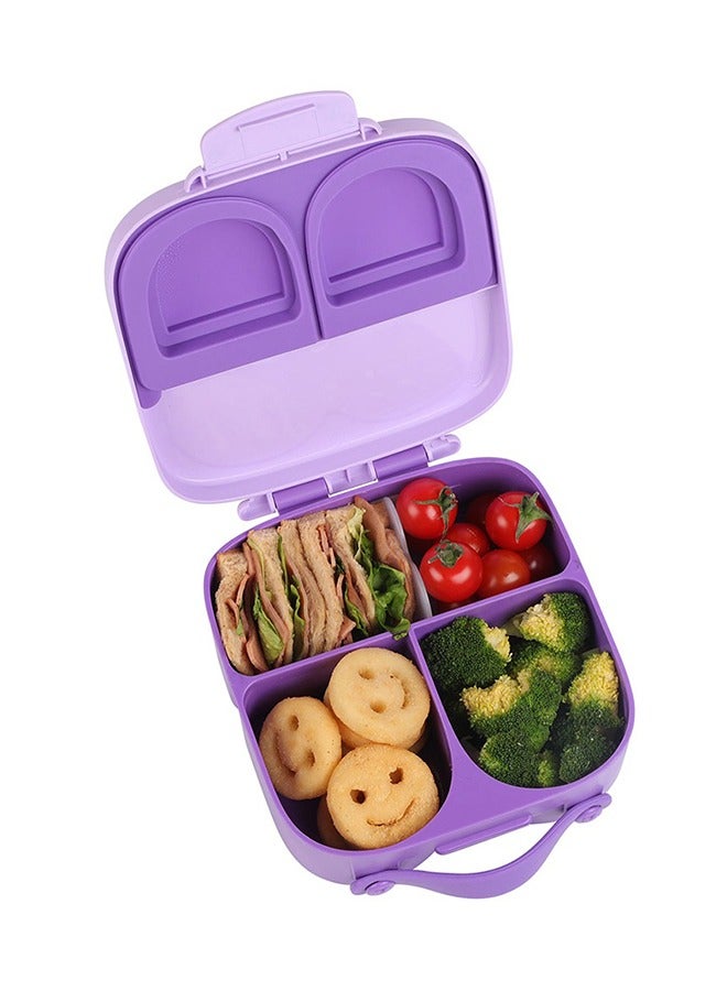 Eazy Kids صندوق غداء بنتو مع مقبض - بنفسجي - Image 2