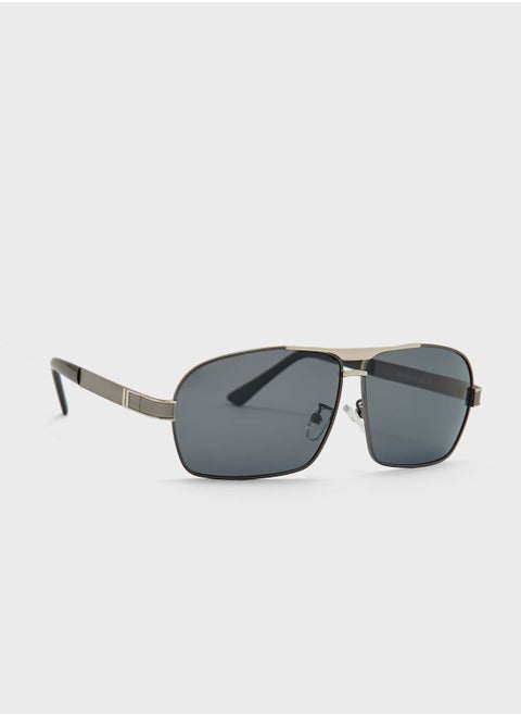 Polarized  Rectangular Sunglasses