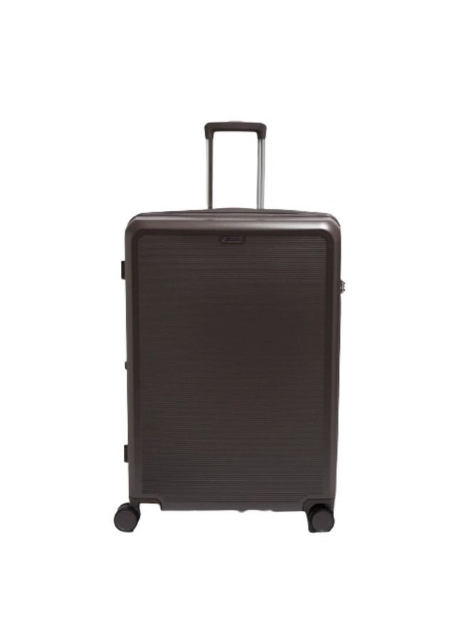 Echolac - Sense 56+67+78cm Hardcase Expandable 4 Double Wheel 3 Piece Luggage Trolley Set Brown - CTH0023S -3PC SET BROWN - Image 1
