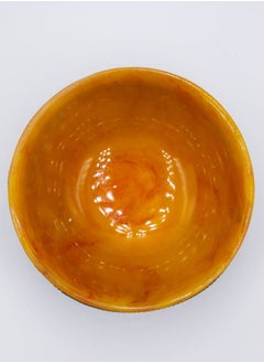 Alpine Crystals UAE Exquisite Amber Bowl with Gemstone  - Image 3