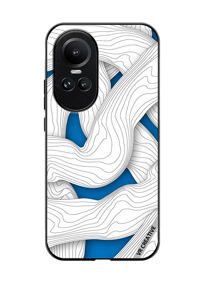 VR CREATIVE Protective Case Cover For Oppo Reno 10 Pro Texture Design Multicolour - Image 1