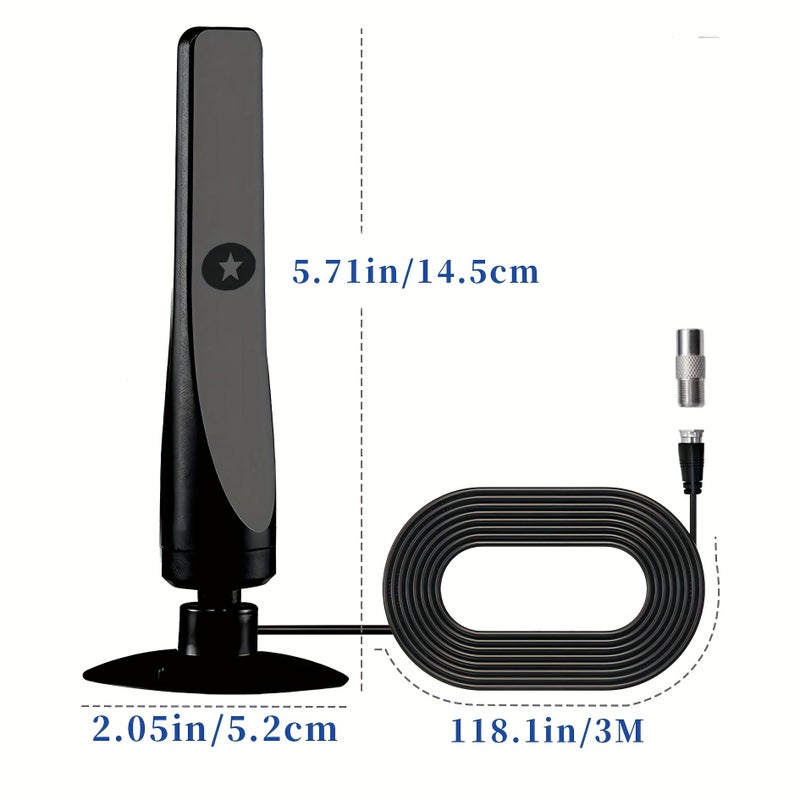 2Pcs Indoor HDTV12 Antenna For Receiving Ground TV Aerial Signals - Image 2