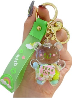 1-PC Liquid Astronaut Space Robot Keychain Bike Keyring Best Friend Couple Jewellery Men's Fashion Car Key Chains Doll Black . Creative Acrylic Jelly Beans Keychain Liquid Quicksand Sequin Astronaut Key Ring for Women Couple Kids Bag Charm Keyfob Gifts