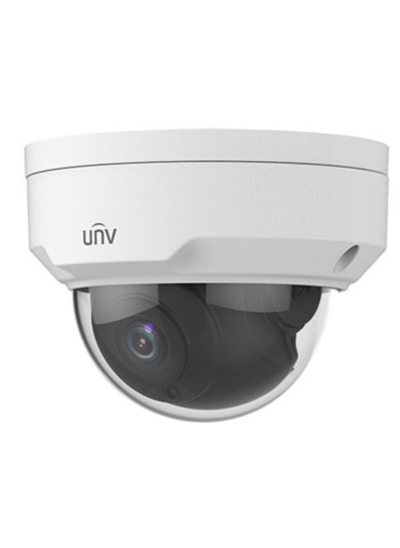 Uniview - كاميرا مراقبة خارجية من يوني فيو، 4 مم، 2 ميجابكسل، مقاومة للتخريب، كاميرا قبة ثابتة للاتصال بالشبكة، حماية IP67، دقة 2K - Image 1