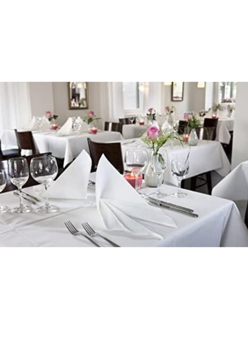 100% Egyptian Cotton Soft Jacquard Damask Tablecloth - Feel the Difference by Using Anglo® Sustainable and Luxury Tablecloth