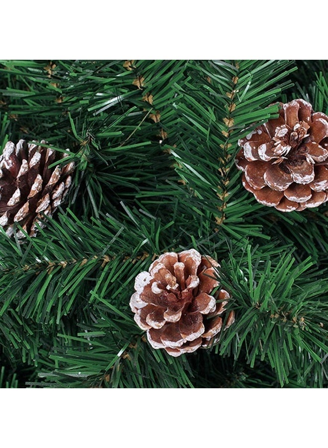 18-Piece Natural Pine Cone Christmas Ornaments Set - Frosted Snow-Tipped Cones - Rustic Holiday Decorations for Tree and Wreaths - Image 5