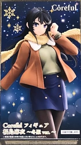 Taito Rascal Does Not Dream of A Dreaming Girl: Mai Sakurajima Coreful Figure (Winter Wear Version) - Image 1