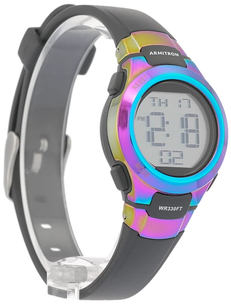 Armitron Sport Women's Digital Chronograph Resin Strap Watch, 45/7012 - Image 2