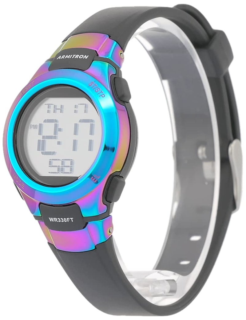 Armitron Sport Women's Digital Chronograph Resin Strap Watch, 45/7012 - Image 3